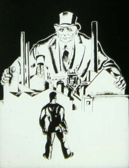 Художник Хьюго Геллерт. Рисунок из книги "«Капитал» в иллюстрациях".