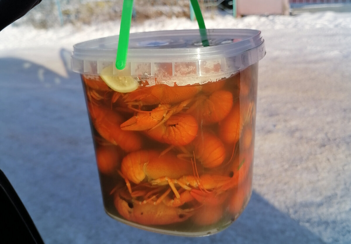 Доставила их до места, тёпленьких. 

