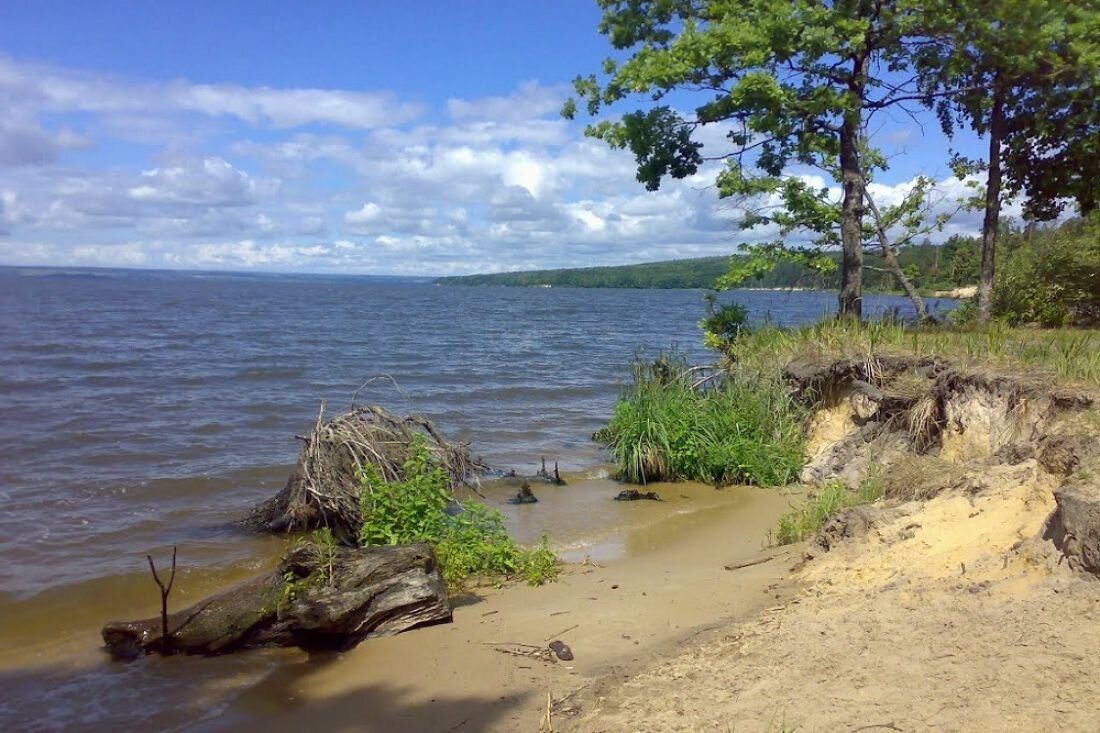 Сурское водохранилище в Пензе