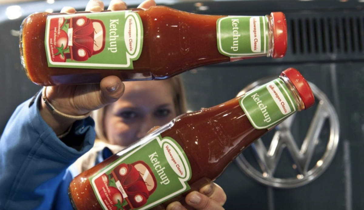 И кетчуп тоже от Volkswagen