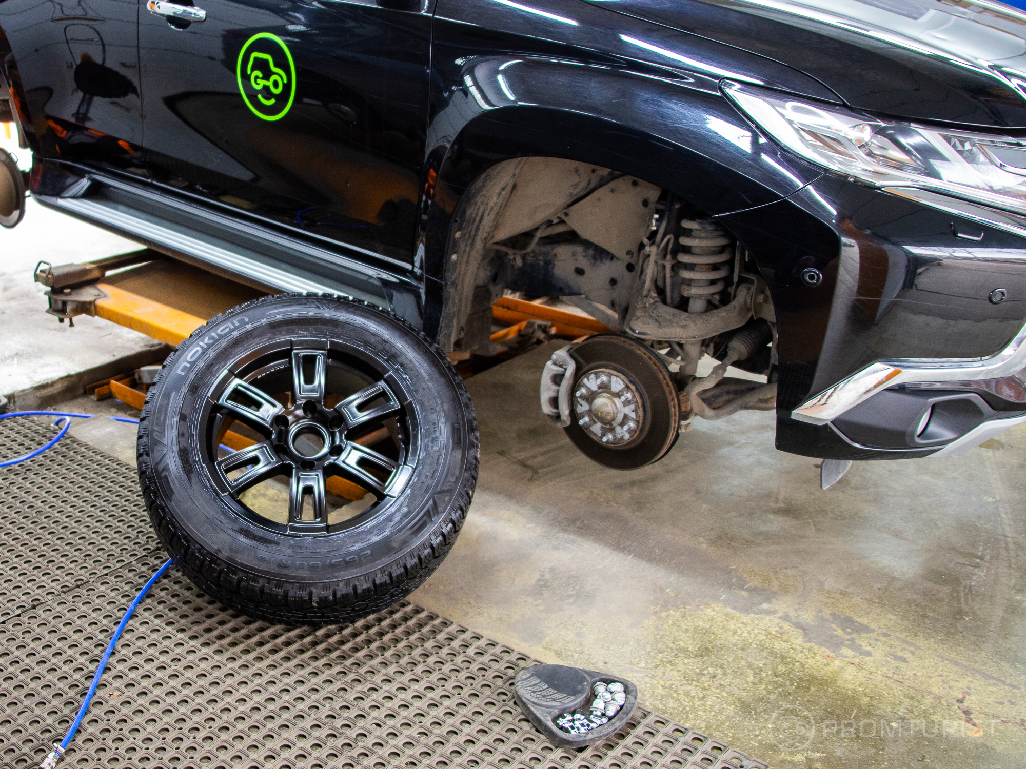 Поставил на Pajero Sport диски чёрного цвета. Показываю, что получилось 🚙♠️🤗6