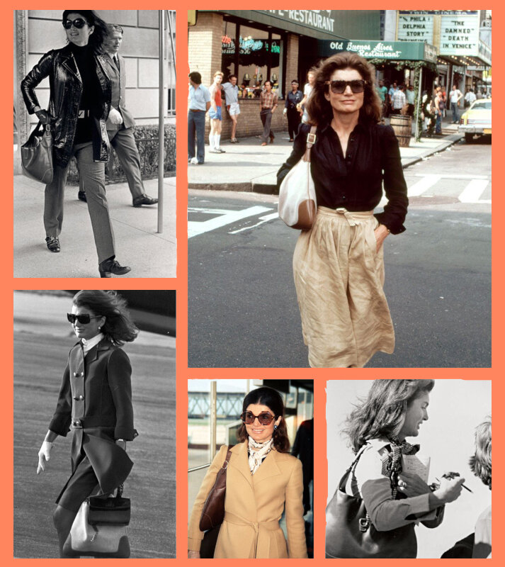 Жаклин Кеннеди с сумками-хобо. Фото из Яндекс.Поиска. 