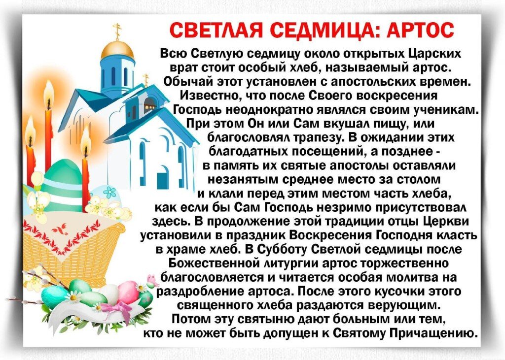 Картинки светлая седмица