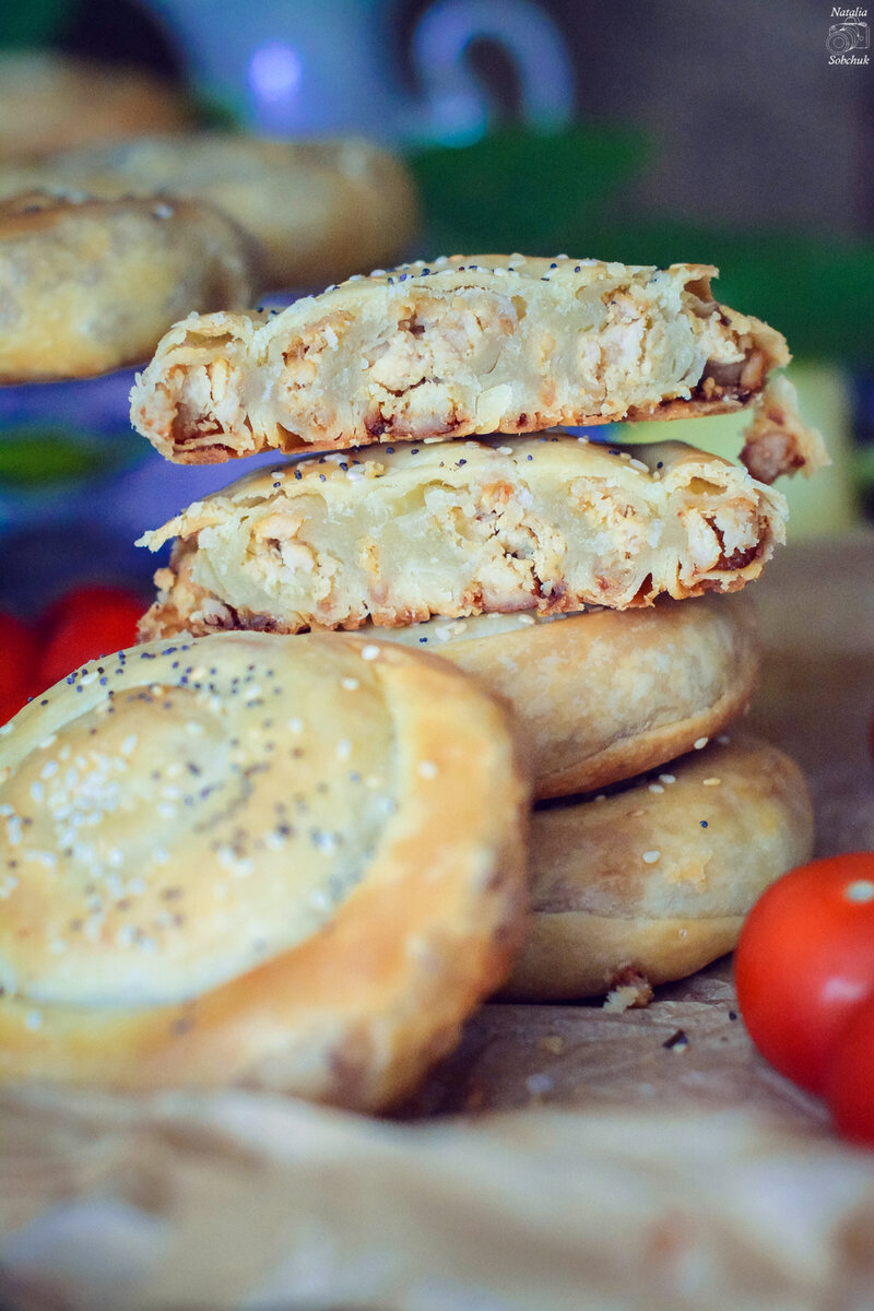 Блинные улитки с начинкой