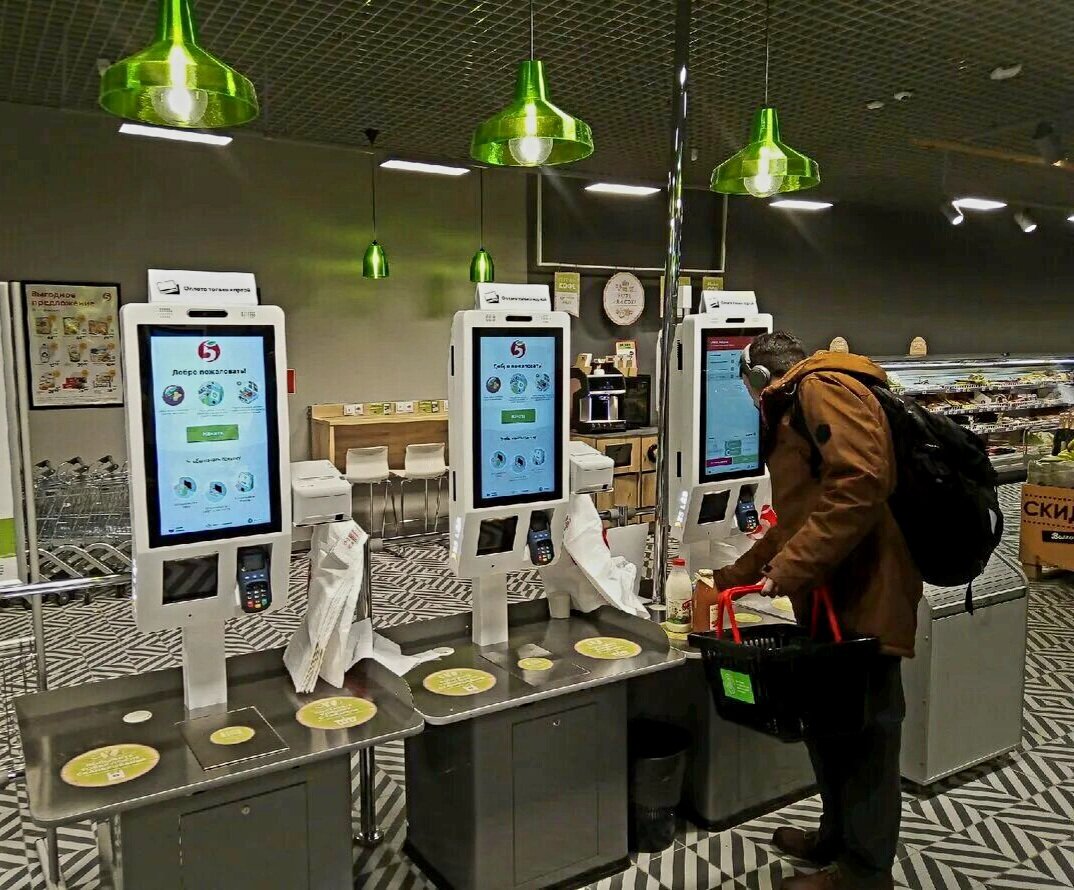 Очень нравятсч эти кассы (из Яндекс картинки)