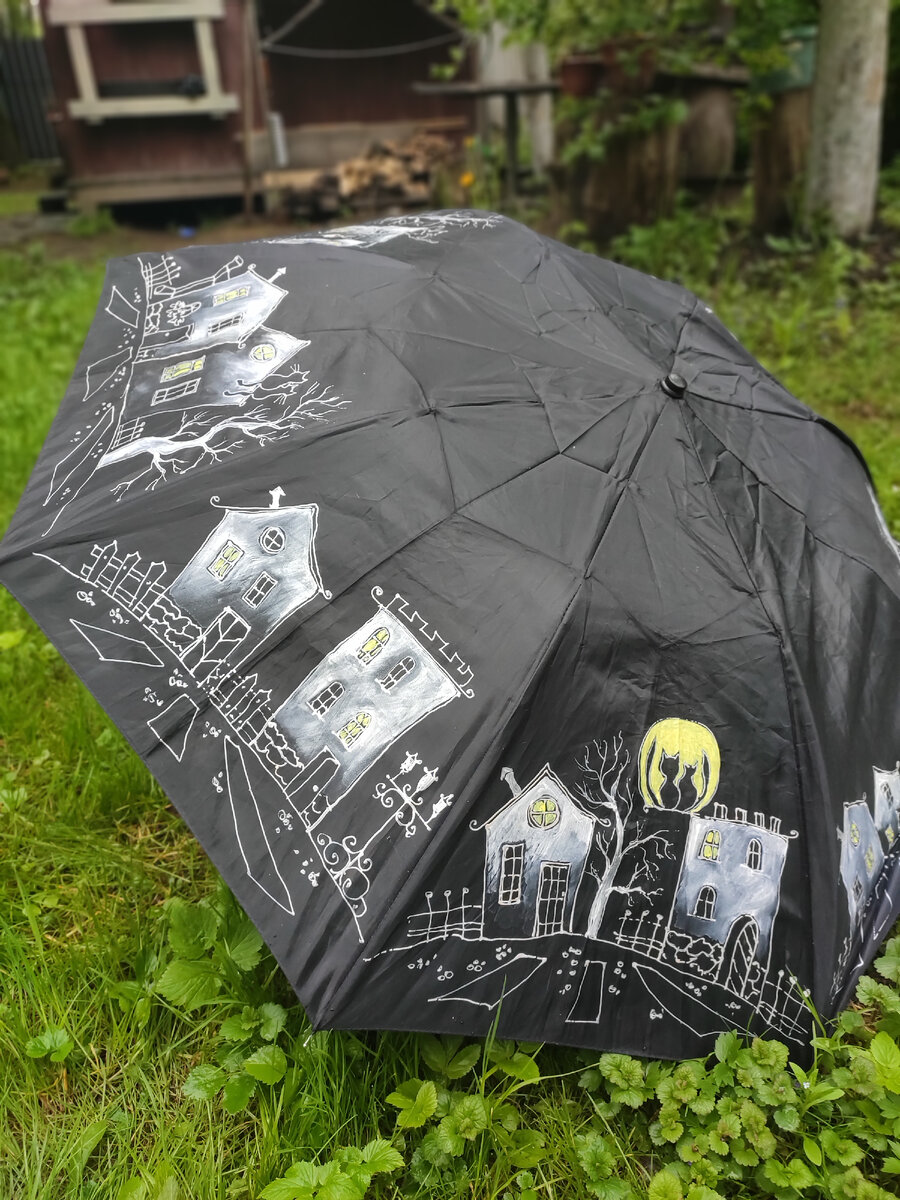 Мой любимый истерзанный временем зонт) 