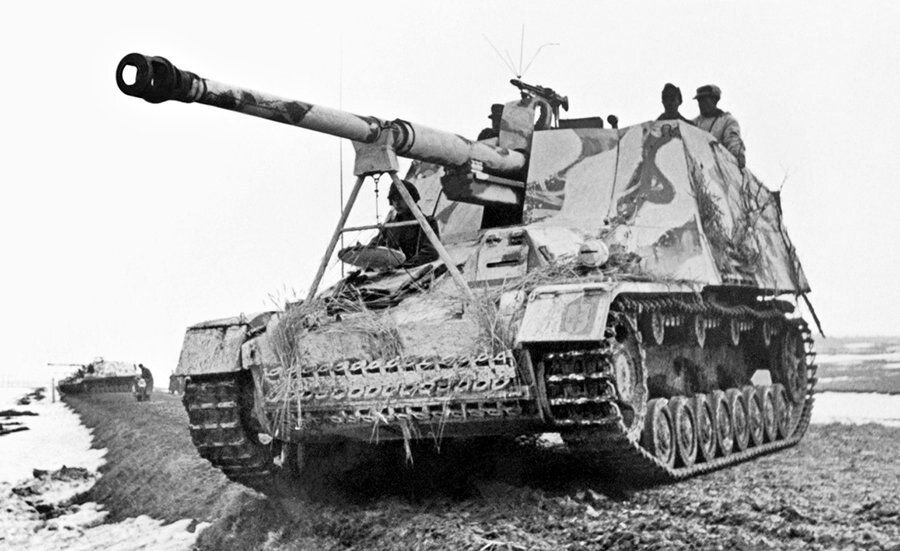 Предшественник  Jagdpanther САУ Nashorn или Носорог.