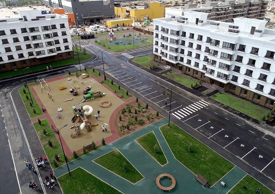 Новый квартал в городе.  фото: картинки  яндекса.