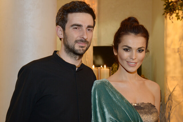    Сати Казанова с мужем. Фото:  www.globallookpress.com/ Anatoly Lomokhov