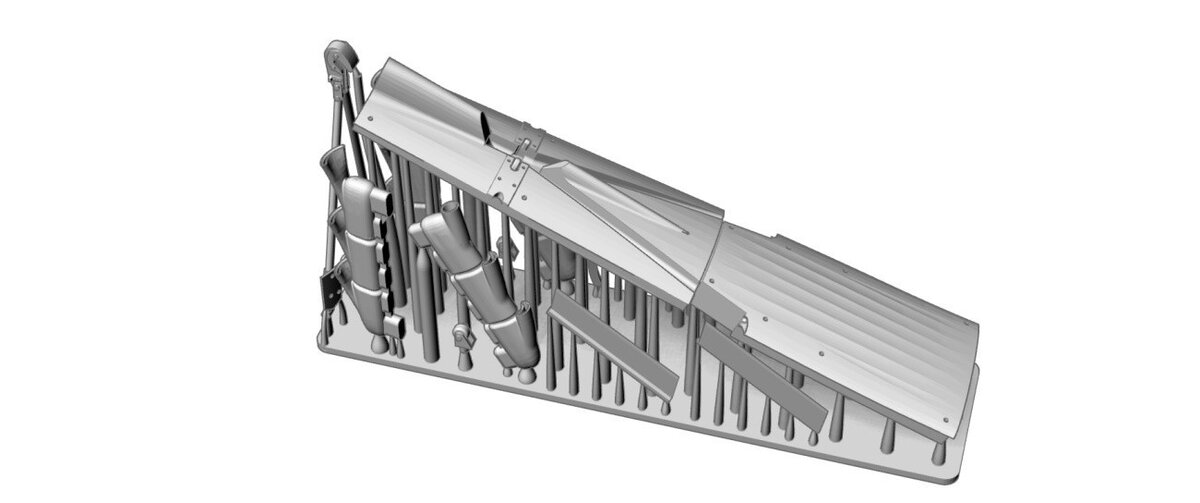 3D рендеры смоляных деталей(фото с сайта: www.armahobby.com)