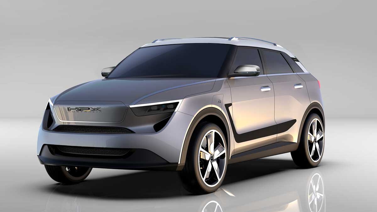 Компьютерный рисунок кроссовера Snowy в 2020 году