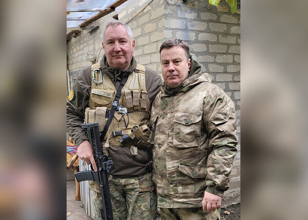 Отправившийся в зону СВО Дмитрий Рогозин. Фото © Телеграм-канал РОГОZИН