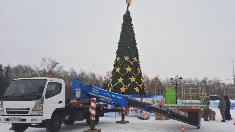     Демонтаж зимних городков Мэрия Барнаула