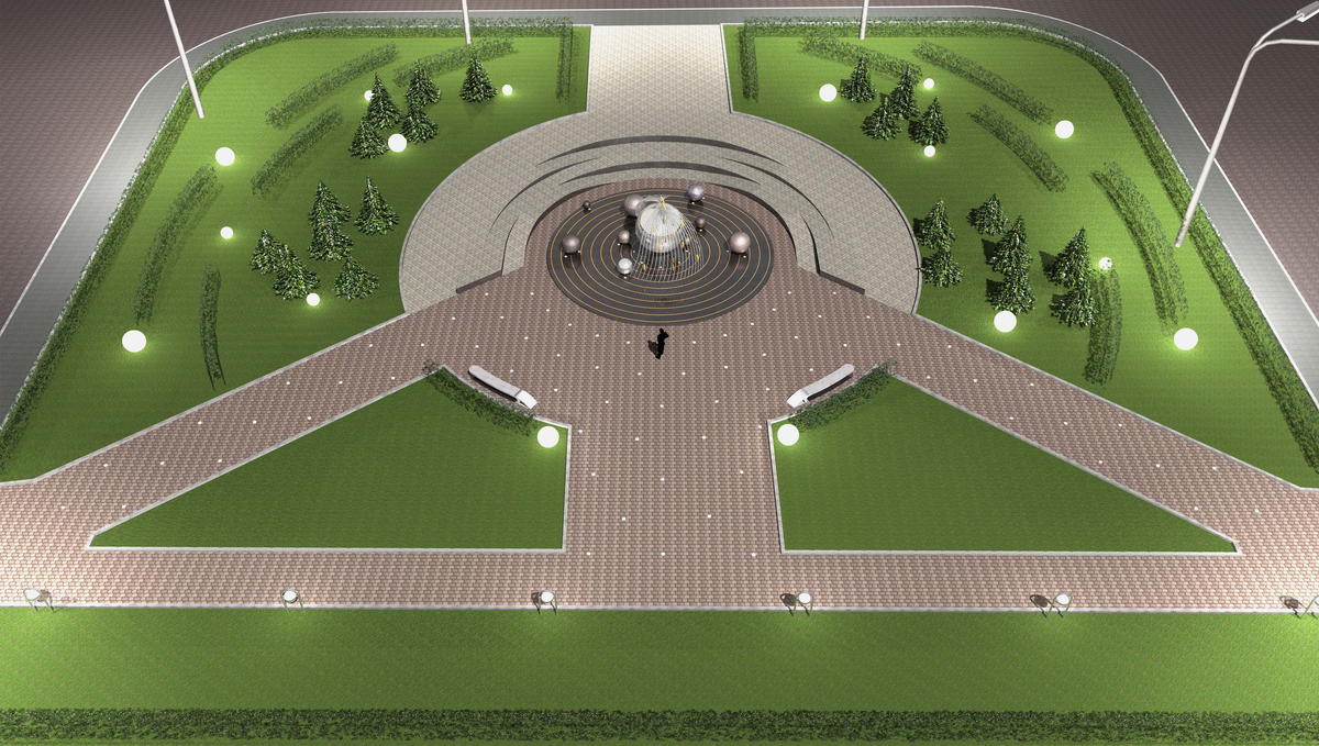    На площади Гагарина в Петрозаводске появится модель Солнечной системы администрация Петрозаводска