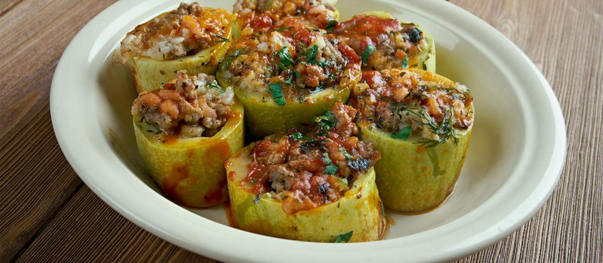 Долма в кабачке