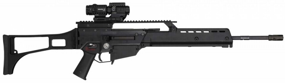 5,56-мм штурмовая винтовка Steyr Arms G62 представляет собой модернизированную немецкую винтовку HK G36