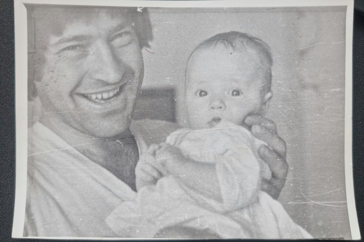 С папой. Осень 1980 года.