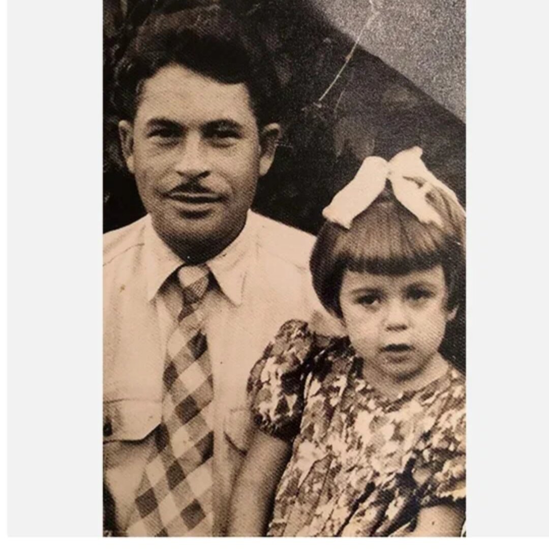 Люба с отцом