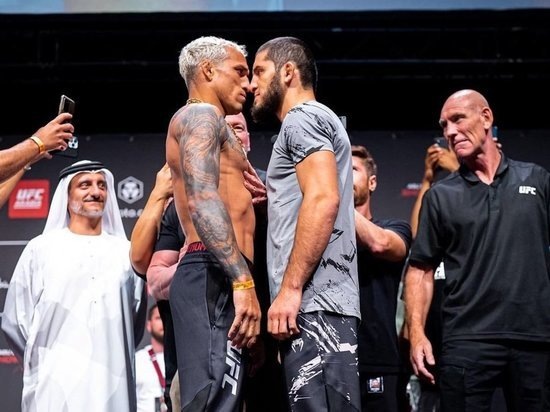     Чарльз Оливейра и Ислам Махачев. Фото: UFC