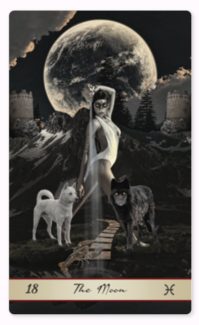 La Luna : significado y combinaciones Tarot, Tarot significado, Tarot card sprea