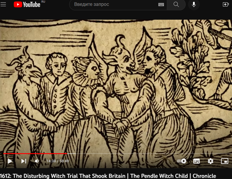 здесь и ниже скриншоты с YouTube - 1612: The Disturbing Witch Trial That Shook Britain | The Pendle Witch Child | Chronicle