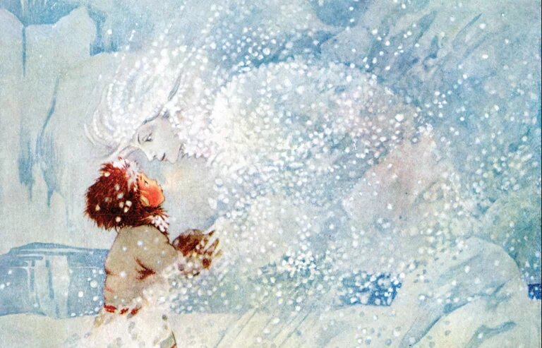 Хонор К. Эпплтон, иллюстрация к книге "Снежная королева", 1884 год