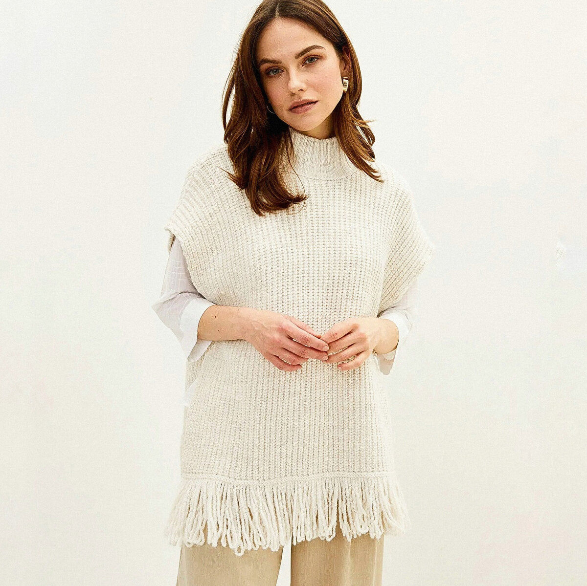 Безрукавка — стильная и простая в исполнении вещь. 5 интересных моделей ...