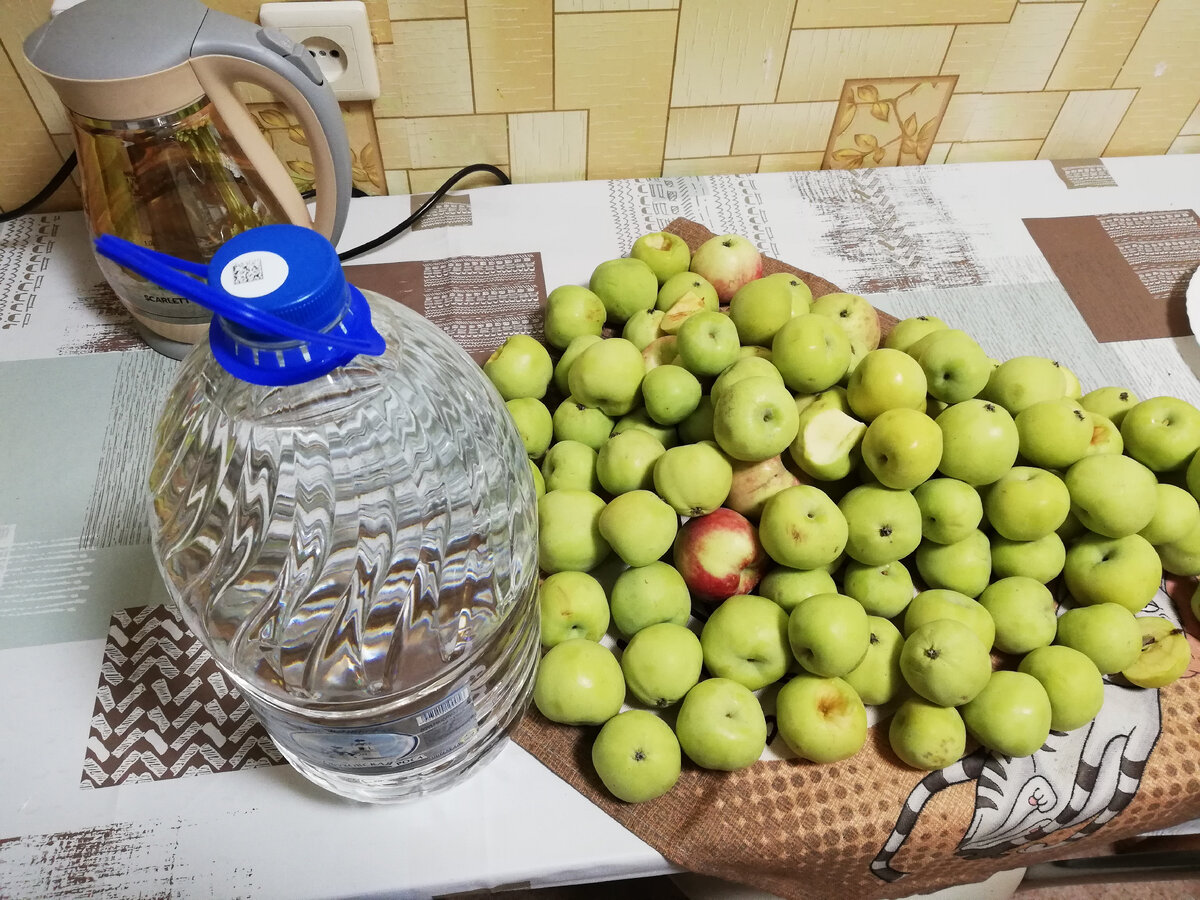 Готовые яблоки