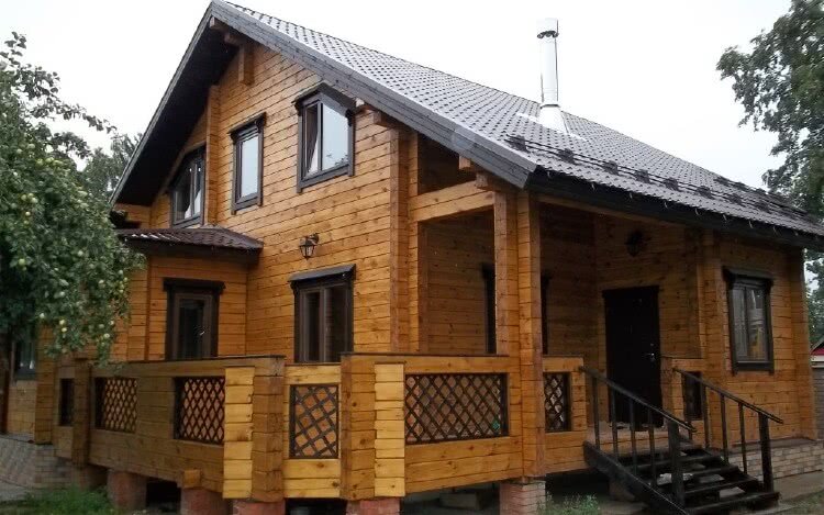 дом из профилированного бруса