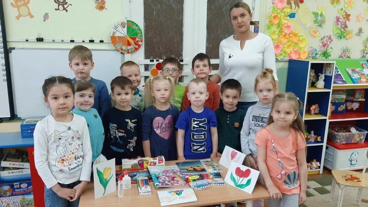    В Нижневартовске дошкольники-волонтеры поддерживают участников СВО