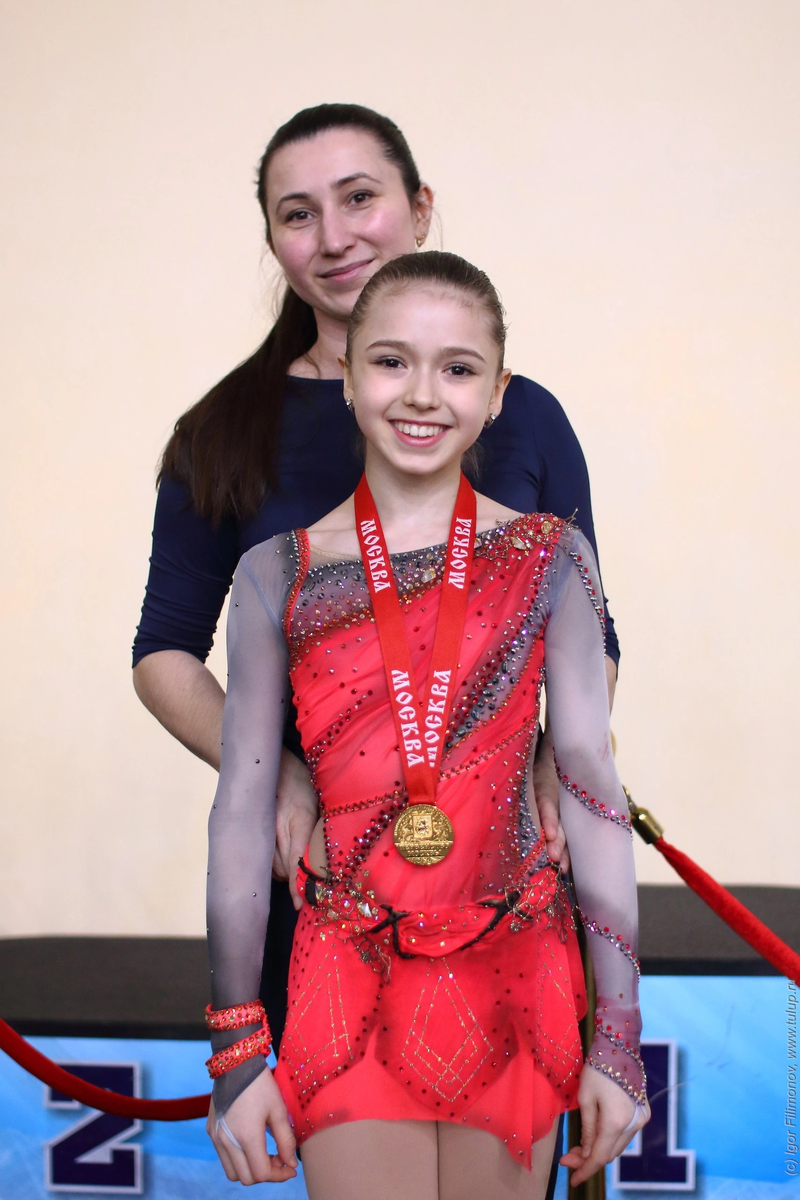 Камила Валиева с мамой. 2019 год. Фото из открытых источников.