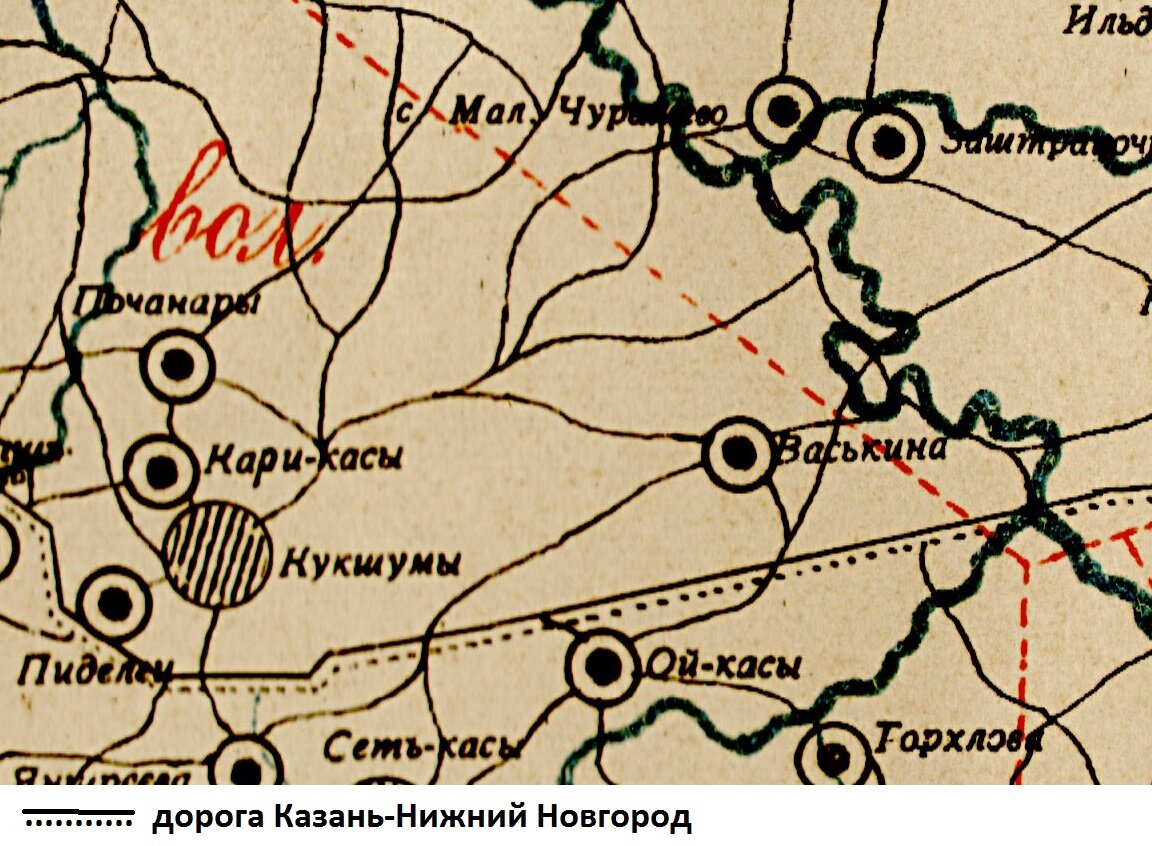 Карта 1913 года