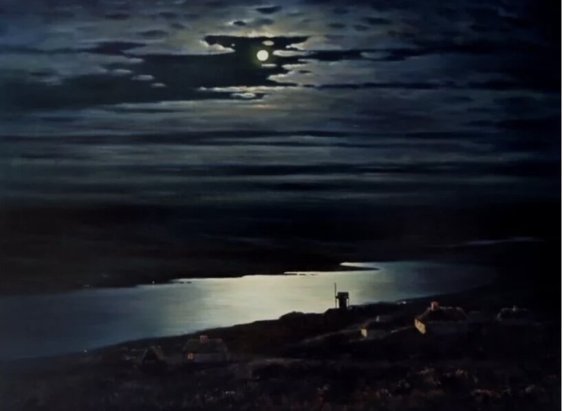 А. Куинджи. Лунная ночь на Днепре. 1880 г.