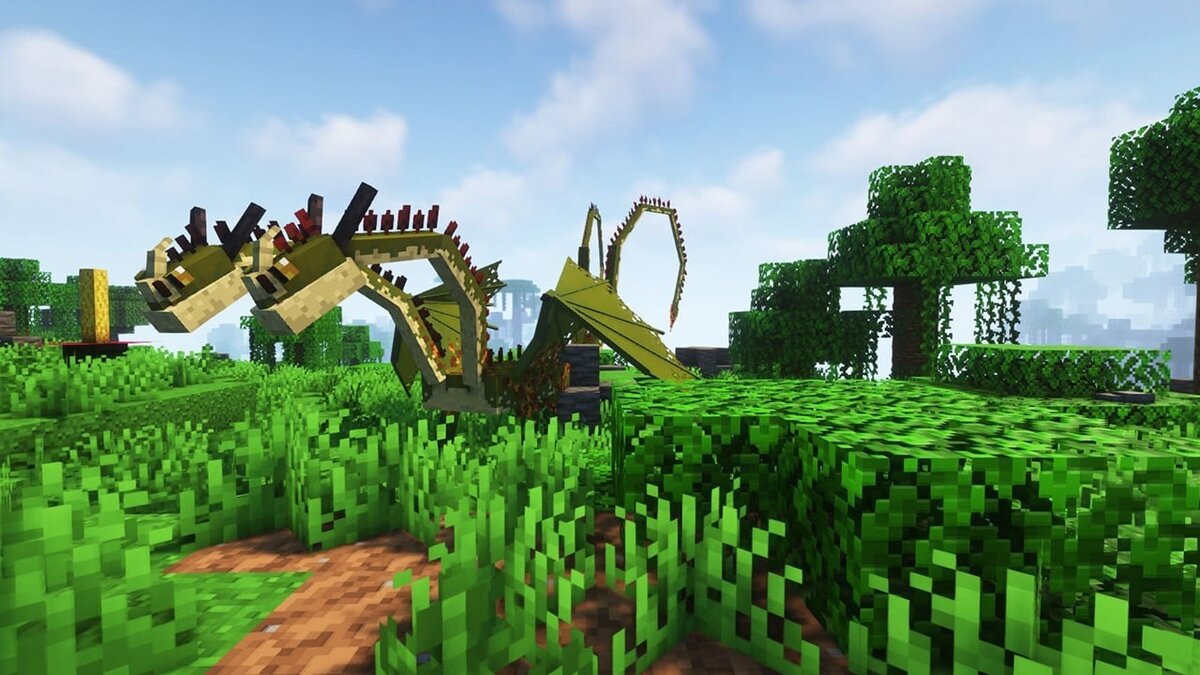 Мод DragonMounts для Minecraft