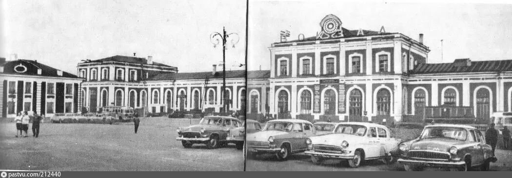 Старый вокзал, фотография с портала Pastvu.