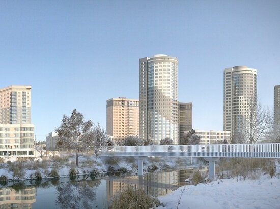     Эскиз моста / иллюстрация: пресс-служба "Атомстройкомплекса"