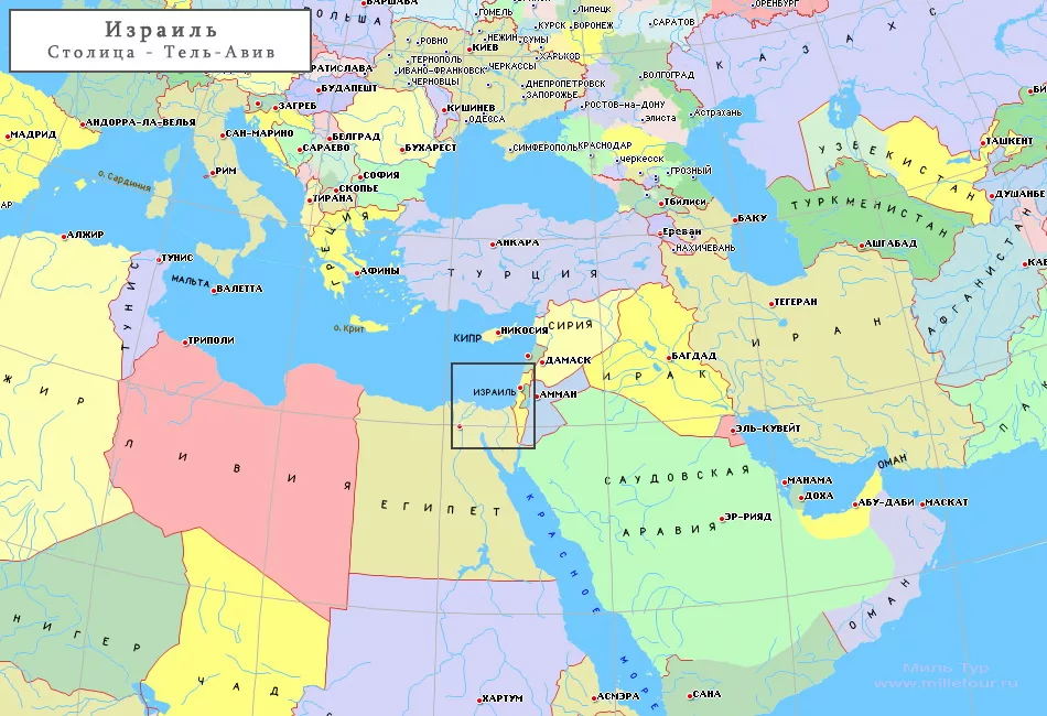 Карта стран ближнего. Израиль на карте мира. Израиль на карте Европы с границами государств. Остров Кипр на карте. Израиль на карте мира с границами государств.