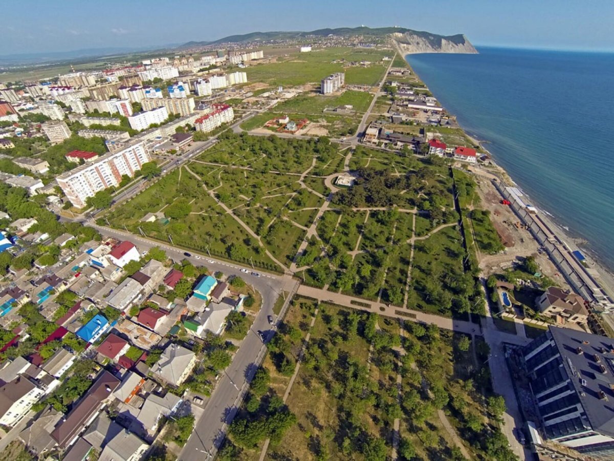 Парк ореховая роща в анапе