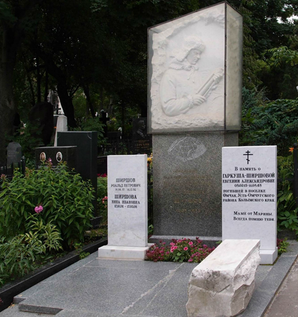 Могила Петра Ширшова на Новодевичьем кладбище. Могила Ширшова Петра.