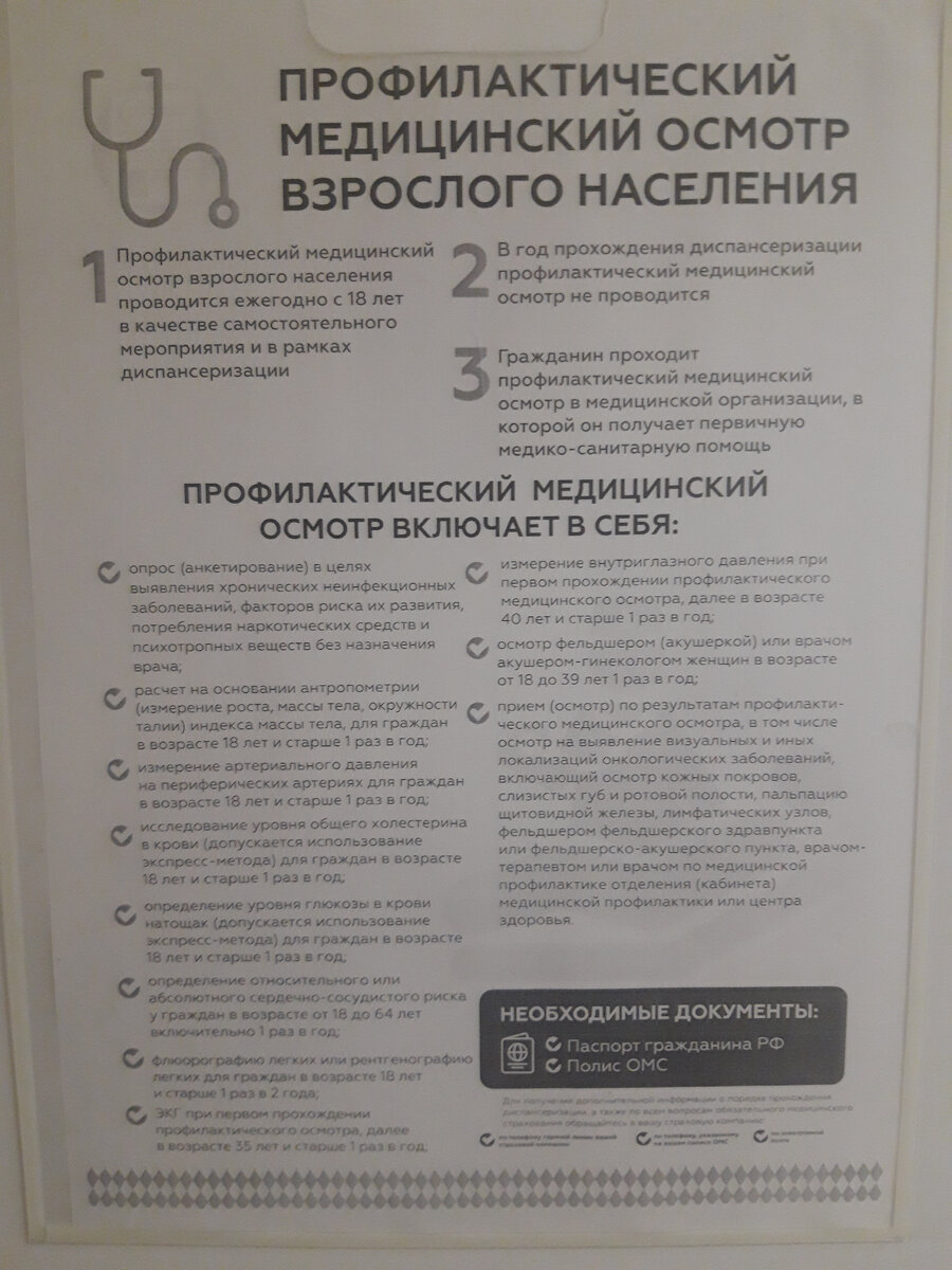 ДИСПАНСЕРИЗАЦИЯ в подмосковной поликлинике: всё для людей | Творческий  беспорядок | Дзен