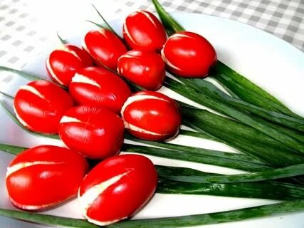 Закуска «Тюльпаны»
