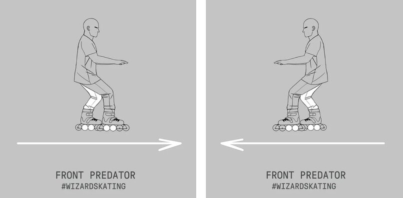 Стойка «Хищник» лицом вперёд
