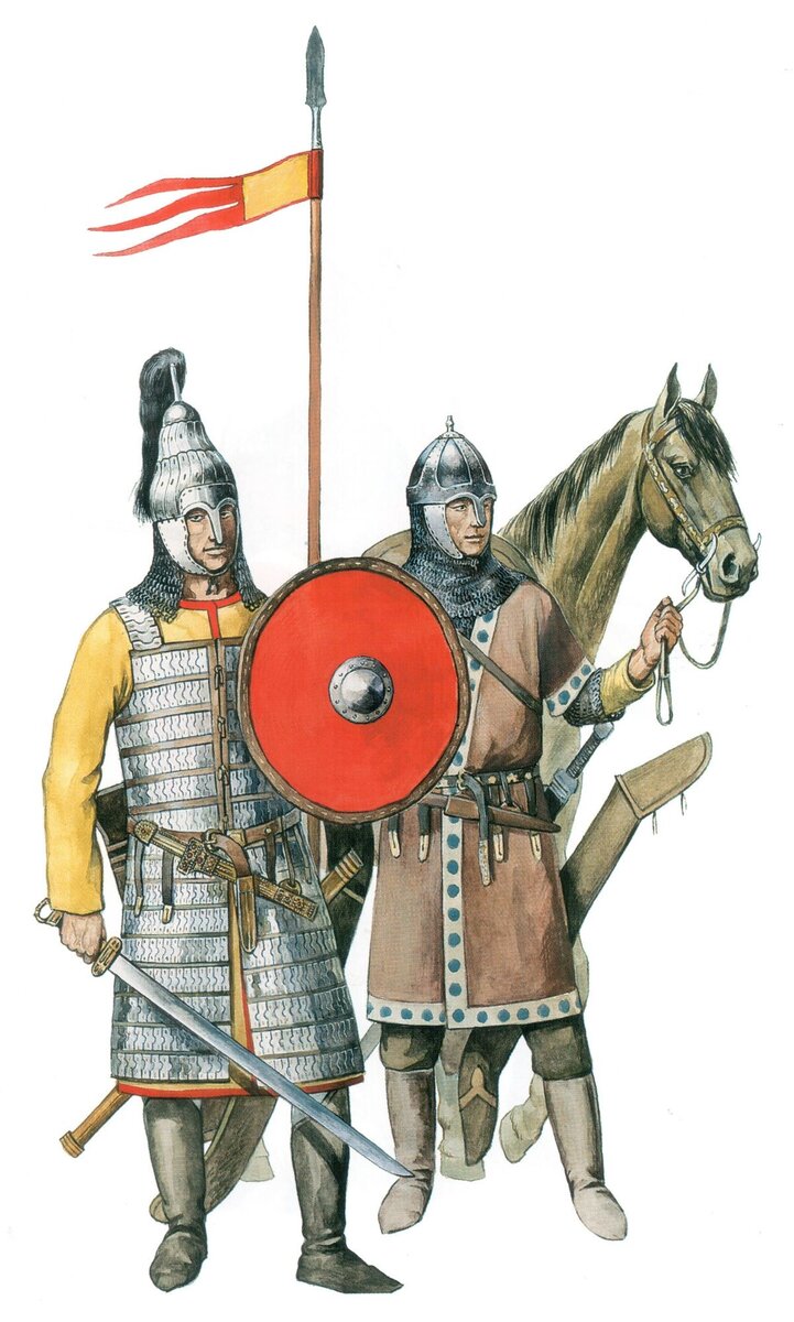 Воины Аварского каганата.