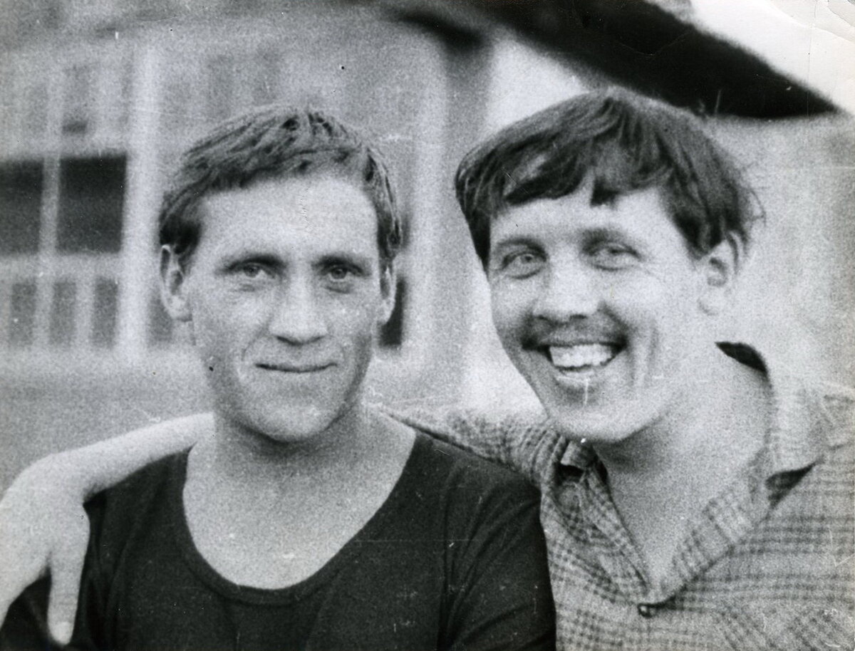 Валерий Золотухин и Владимир Высоцкий