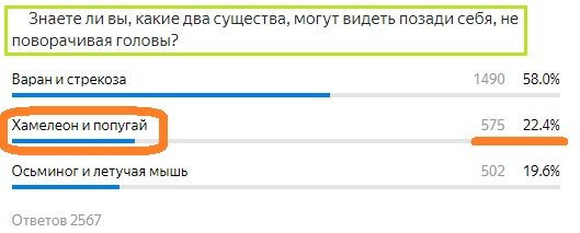 Вопрос с прошлого теста. Правильный ответ- Хамелеон и попугай