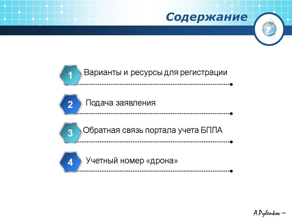 Презентация "Как зарегистрировать «Дрон»" для студентов курса «ЭКСПЛУАТАЦИЯ БЕСПИЛОТНЫХ АВИАЦИОННЫХ СИСТЕМ, ВКЛЮЧАЮЩИХ В СЕБЯ ОДНО ИЛИ НЕСКОЛЬКО БЕСПИЛОТНЫХ ВОЗДУШНЫХ СУДОВ С МАКСИМАЛЬНОЙ ВЗЛЕТНОЙ МАССОЙ 30 КИЛОГРАММОВ И МЕНЕЕ».