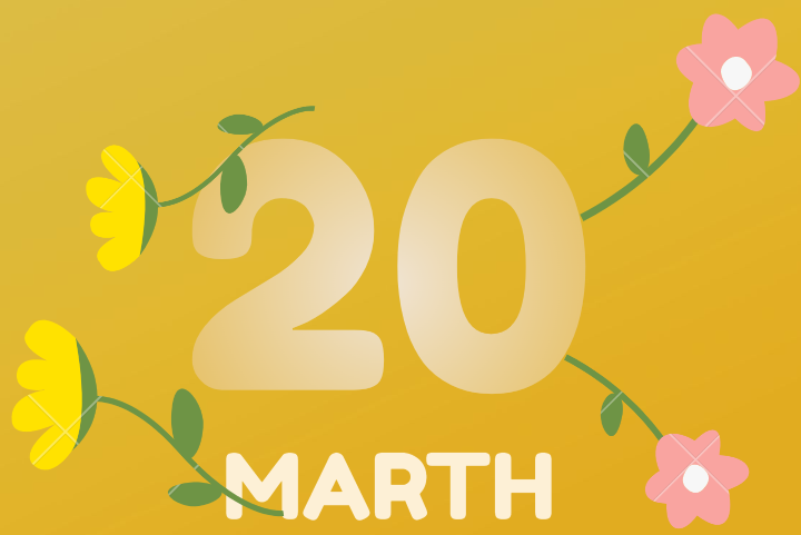 20 марта - это дата, которая символизирует начало весны на северном полушарии Земли.