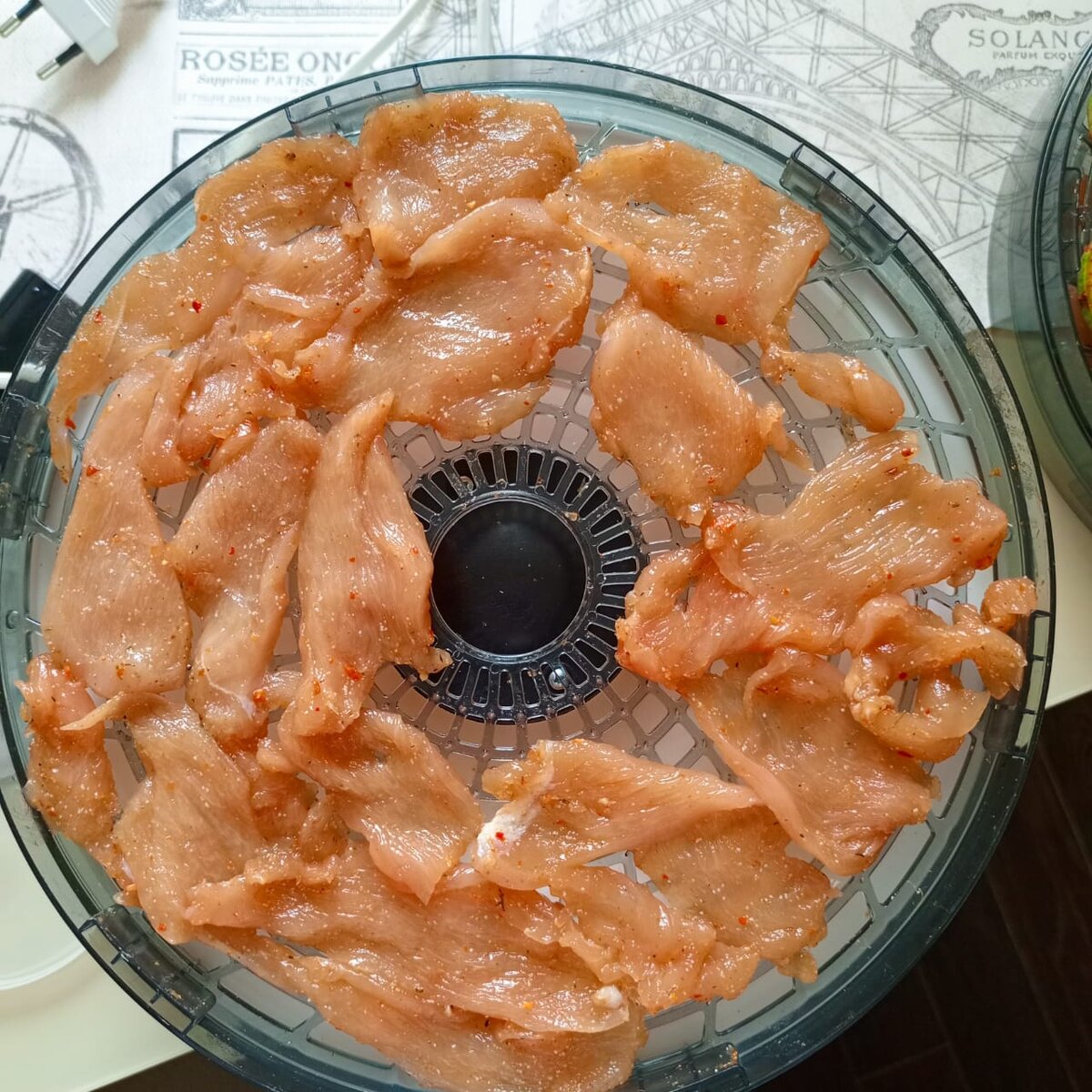 Два ряда курицы