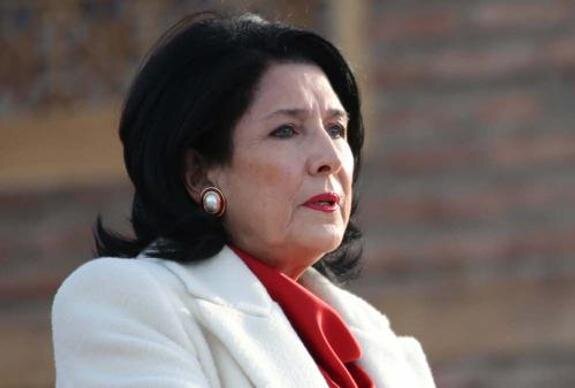    президент Грузии Саломе Зурабишвили, Georgia Presidential Admin/Xinhua