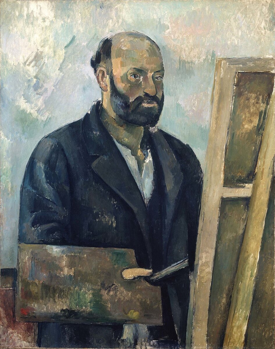 Автопортрет. Поль Сезанн. 1890 год.